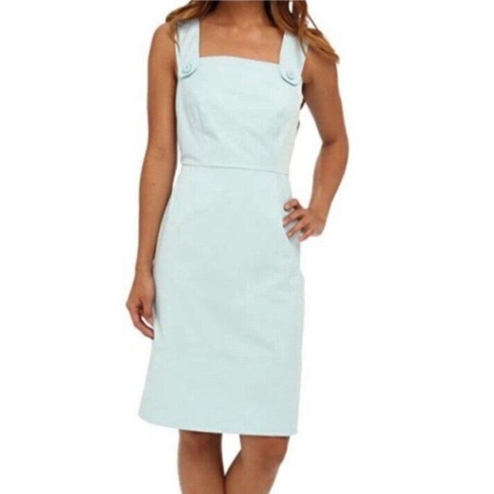 Pendleton Woolen Mills Light Blue Sleeveless Jumper Pinafore Dress Size 10